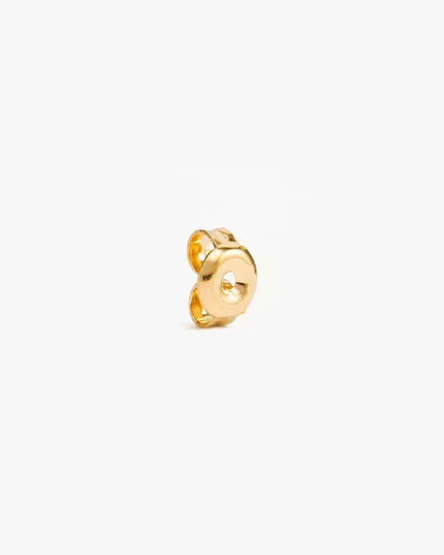 14k Solid Gold Earring Back